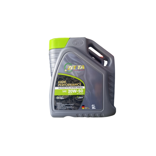 23 Zitta LUBRICANTS SAE 20W-50 CH-4/SL