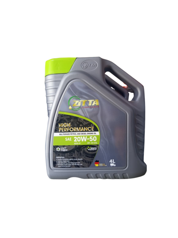 23 Zitta LUBRICANTS SAE 20W-50 CH-4/SL